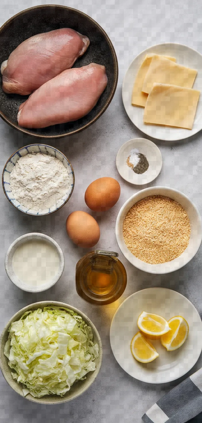 Ingredients photo for Chicken Cheese Katsu Recipe