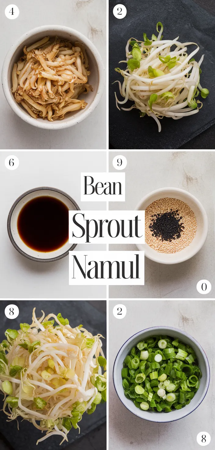 A photo of Bean Sprout Namul Recipe