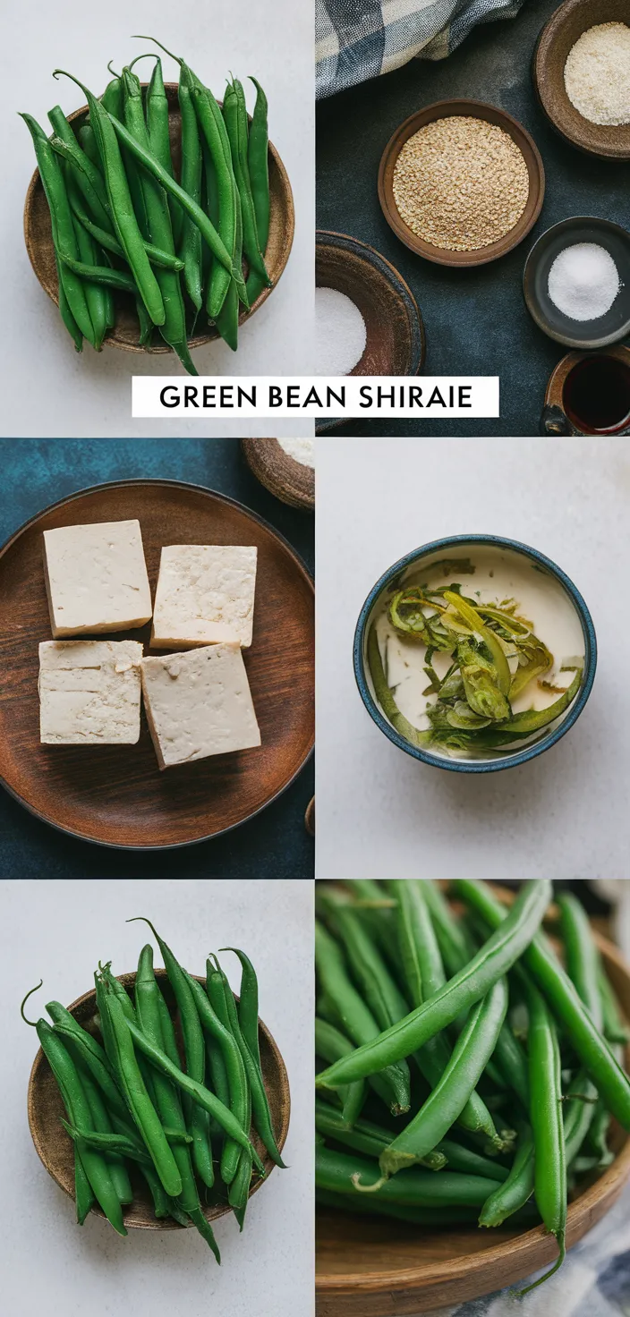 A photo of Green Bean Shiraae Recipe