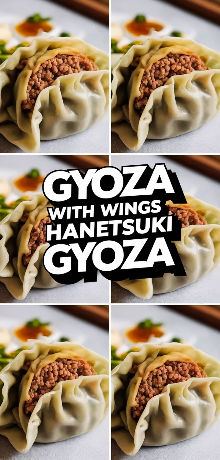 A photo of Gyoza With Wings Hanetsuki Gyoza Recipe