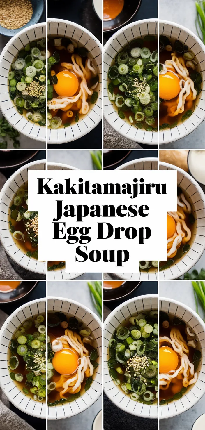 A photo of Kakitamajiru Japanese Egg Drop Soup Recipe