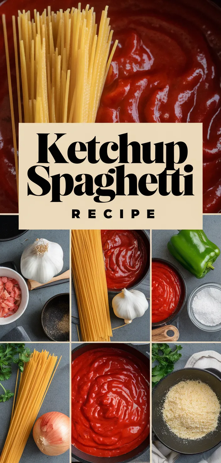 A photo of Ketchup Spaghetti Recipe