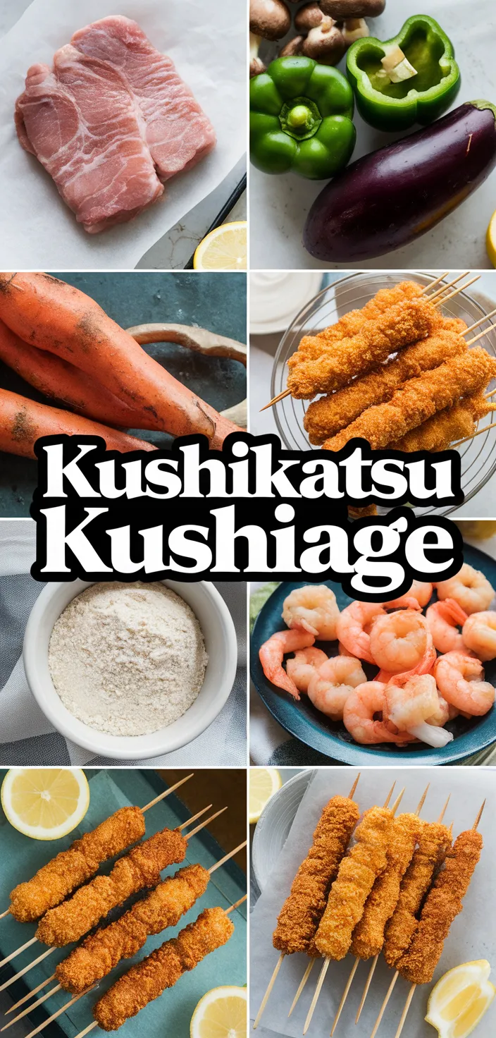 A photo of Kushikatsu Kushiage Recipe