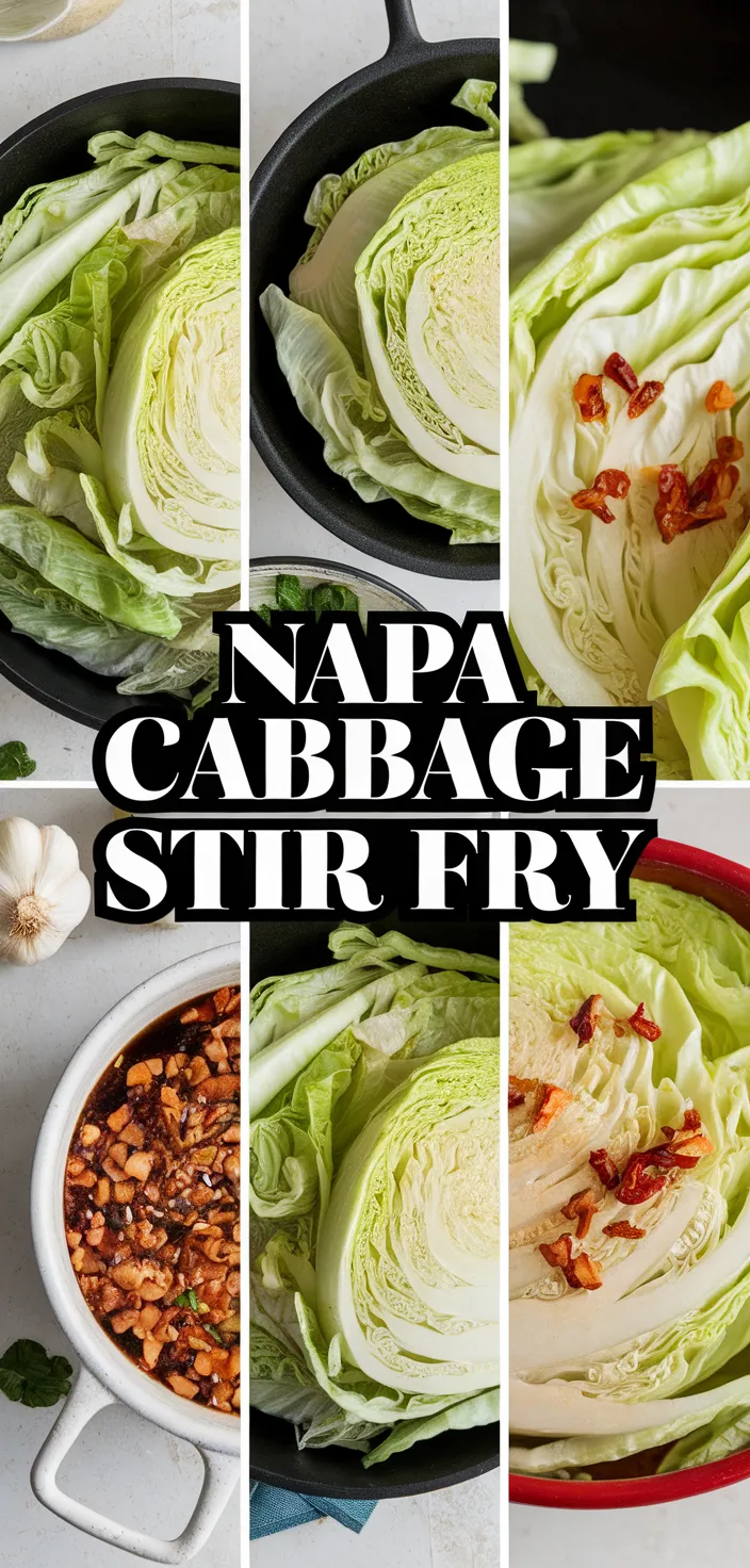 A photo of Napa Cabbage Stir Fry Recipe