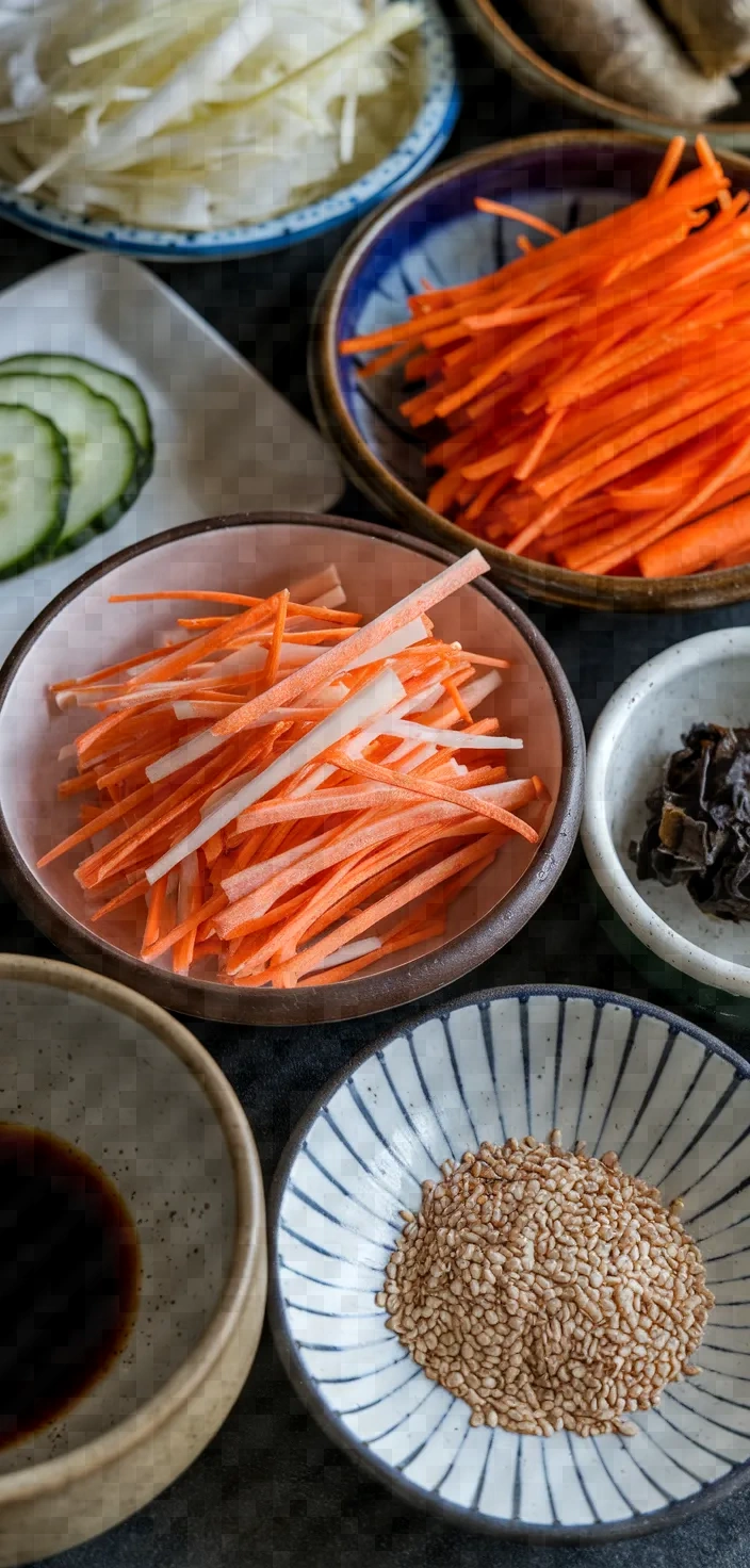 Ingredients photo for Homemade Fukujinzuke Recipe