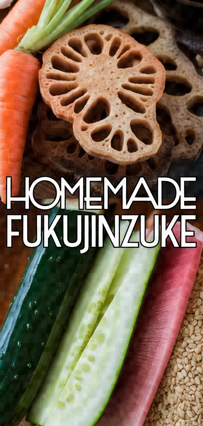 Homemade Fukujinzuke Recipe