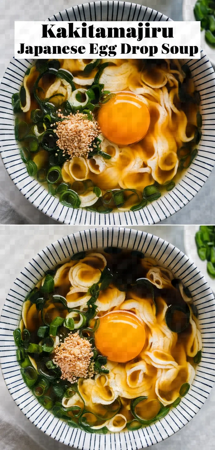 Kakitamajiru Japanese Egg Drop Soup Recipe