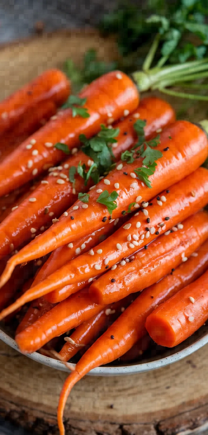 Ingredients photo for Maple And Miso Glazed Roasted Carrots Recipe