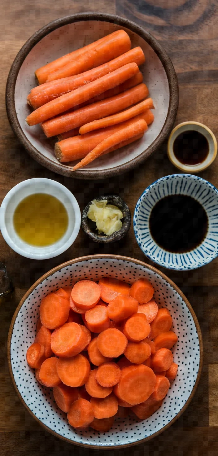 Ingredients photo for Carrot Ginger Dressing Recipe