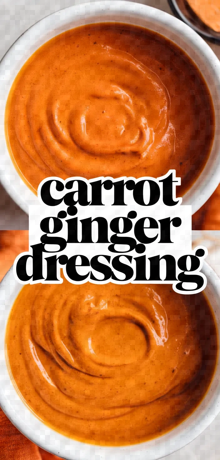 Photo of Carrot Ginger Dressing Recipe