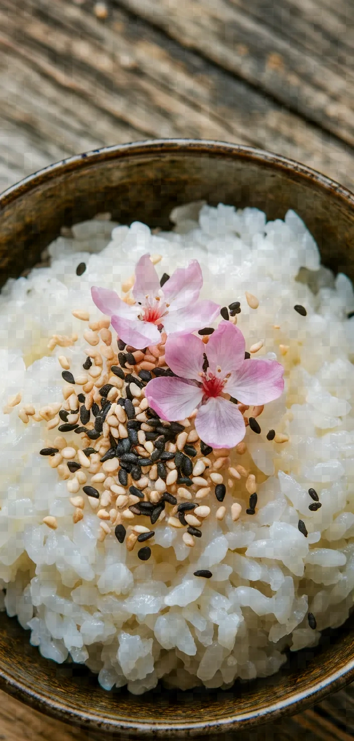 Ingredients photo for Cherry Blossom Rice Balls Recipe