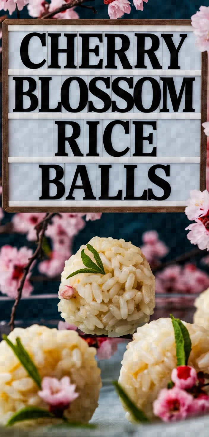 Photo of Cherry Blossom Rice Balls Recipe