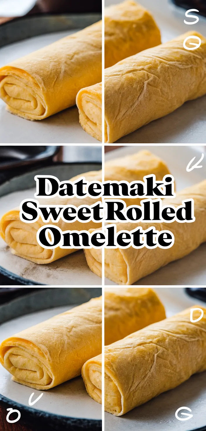 A photo of Datemaki Sweet Rolled Omelette Recipe