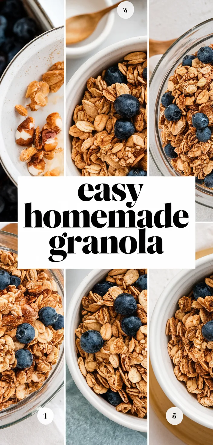 A photo of Easy Homemade Granola Recipe