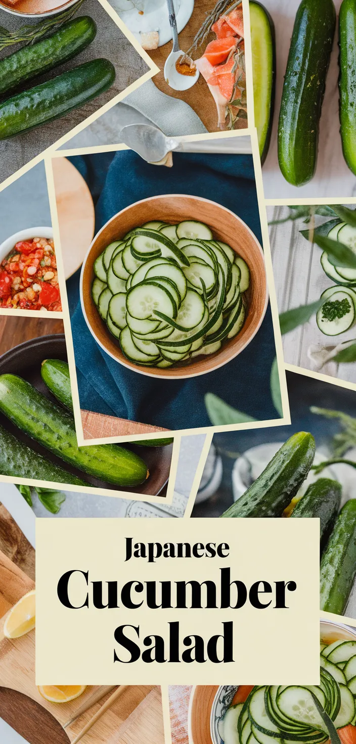 A photo of Japanese Cucumber Salad Recipe