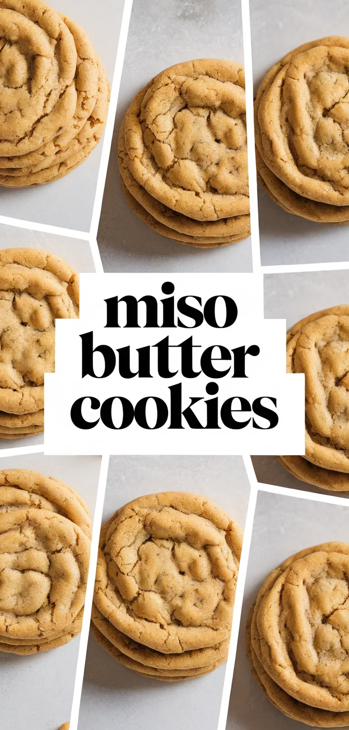 A photo of Miso Butter Cookies Recipe