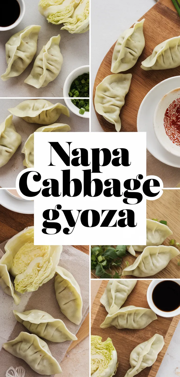 A photo of Napa Cabbage Gyoza Recipe