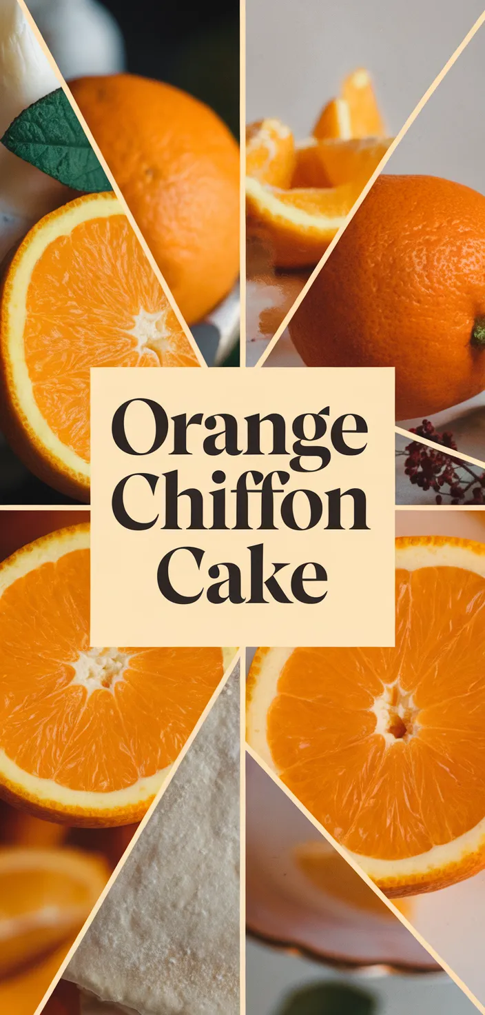 A photo of Orange Chiffon Cake Recipe