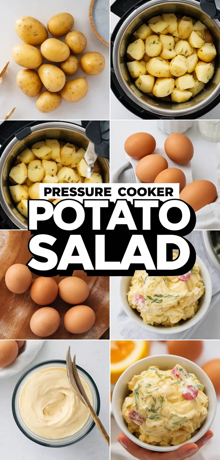 A photo of Pressure Cooker Potato Salad Recipe