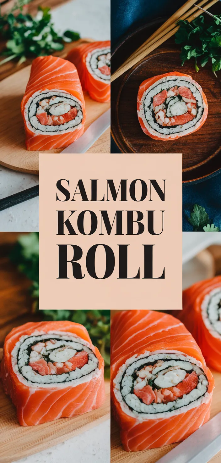 A photo of Salmon Kombu Roll Recipe