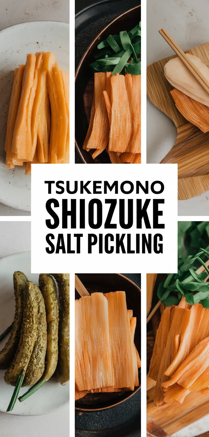 A photo of Tsukemono Shiozuke Salt Pickling Recipe