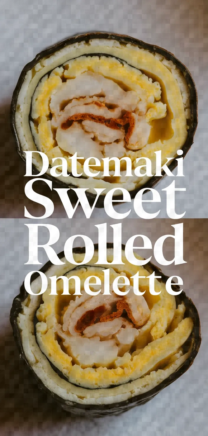 Datemaki Sweet Rolled Omelette Recipe