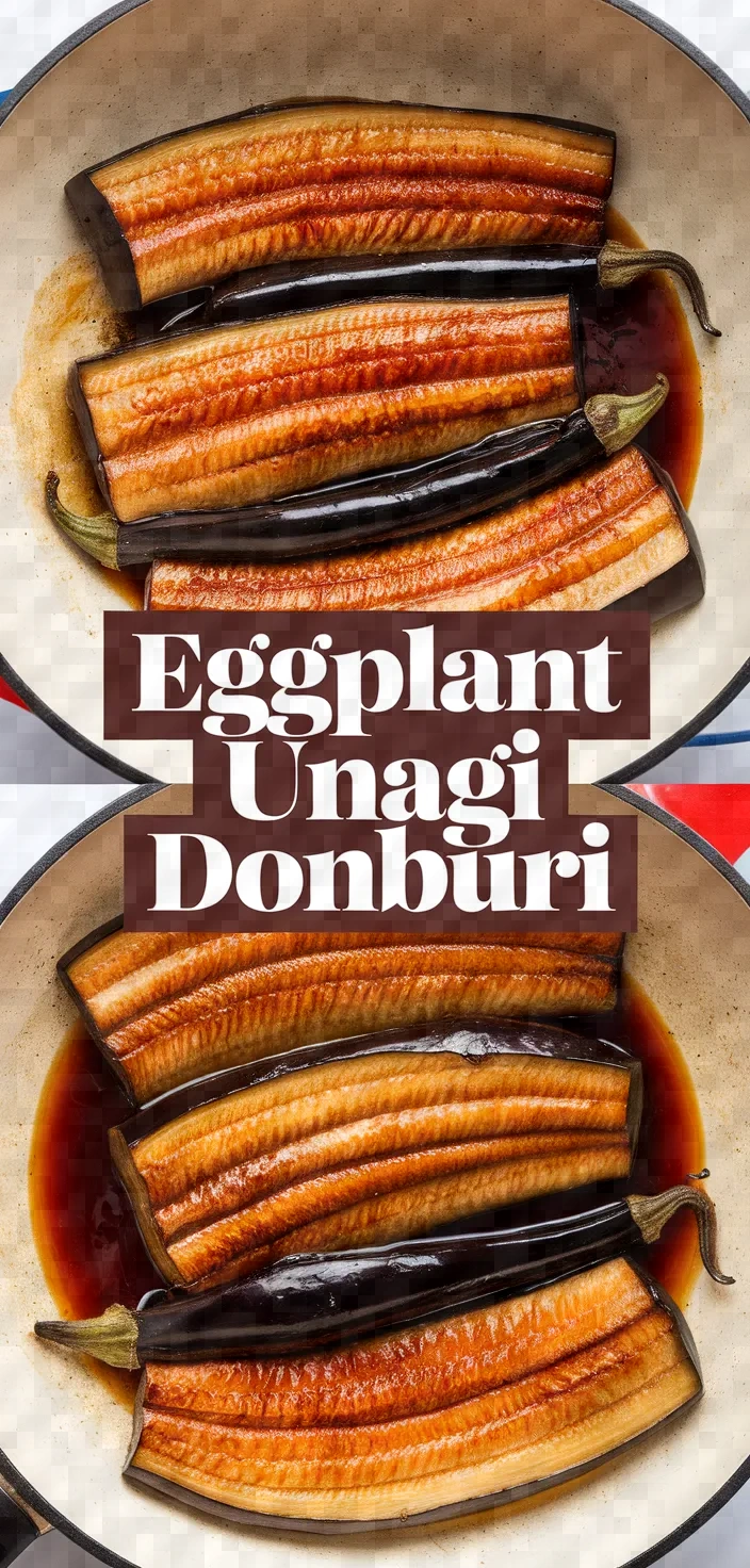 Eggplant Unagi Donburi Recipe