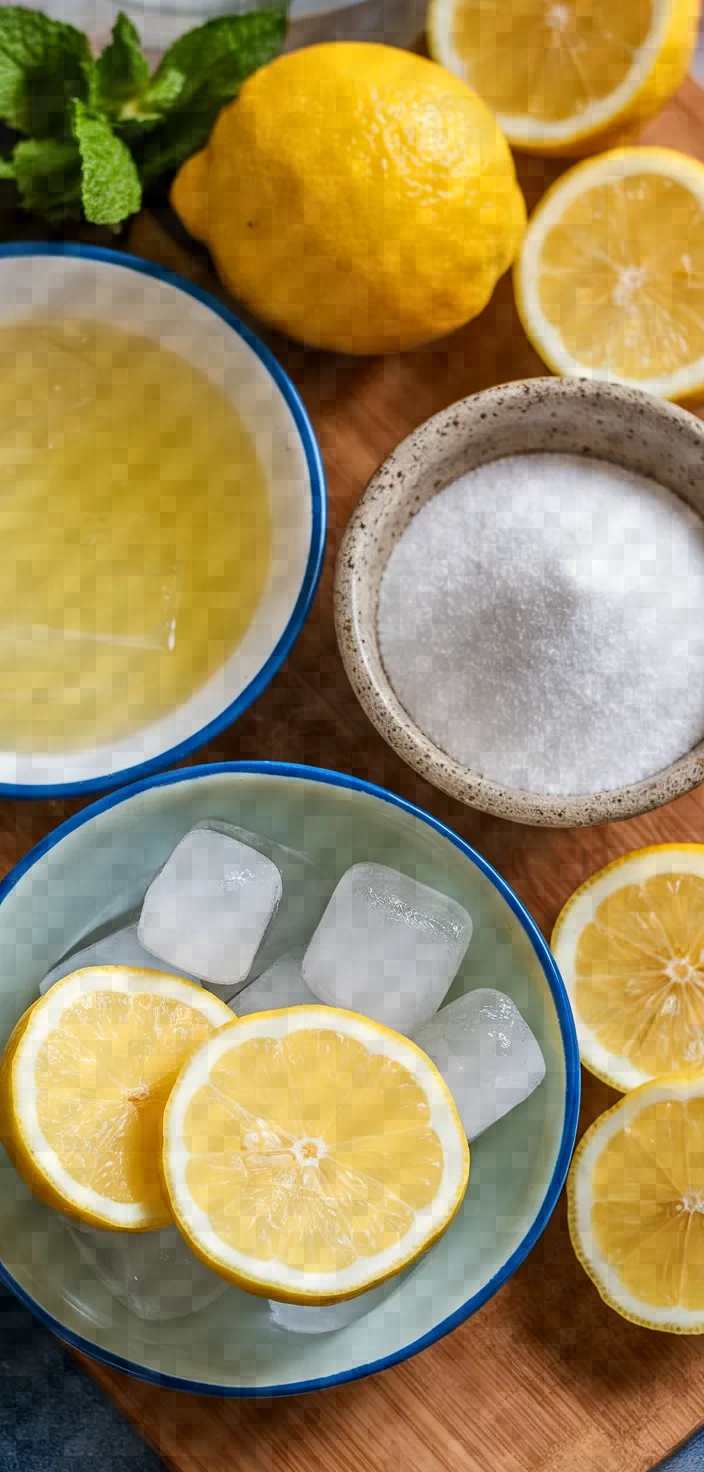 Ingredients photo for Homemade Lemonade Recipe