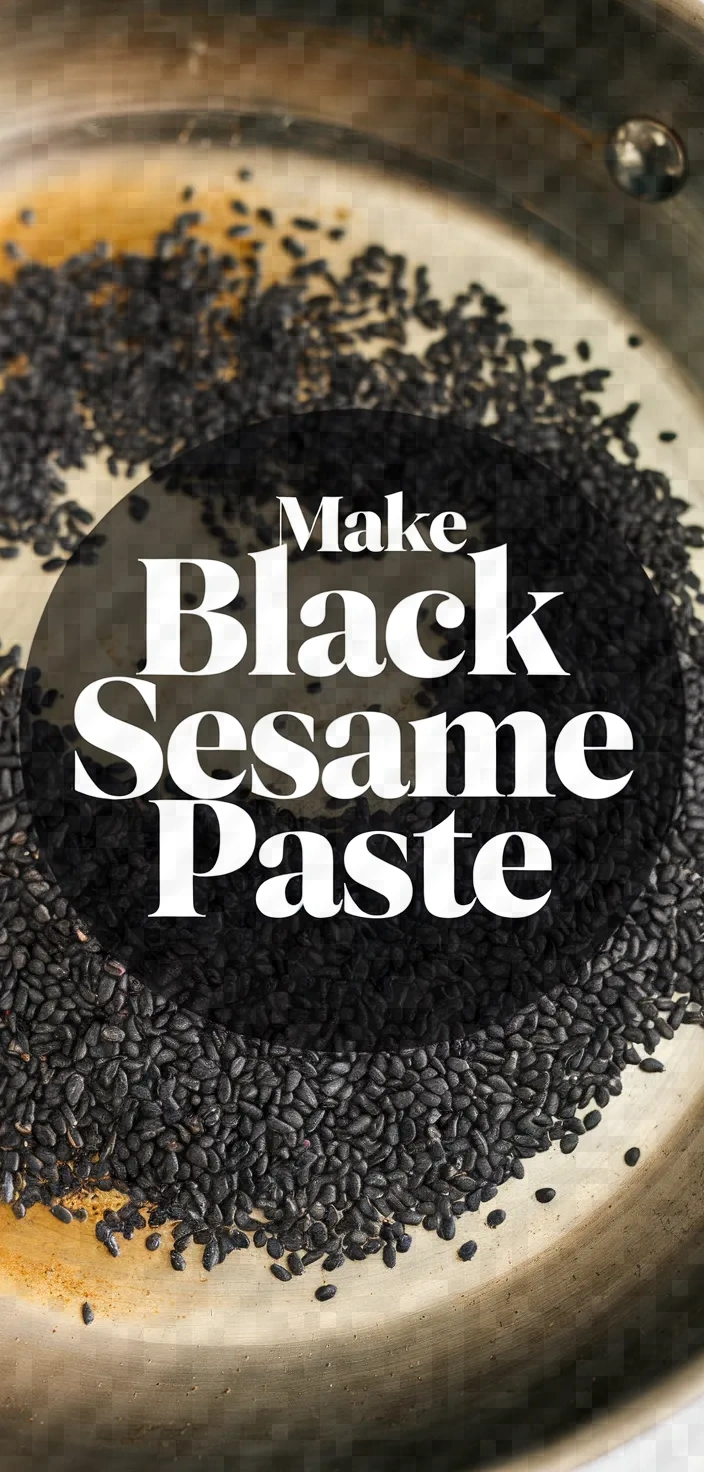 How To Make Black Sesame Paste Recipe