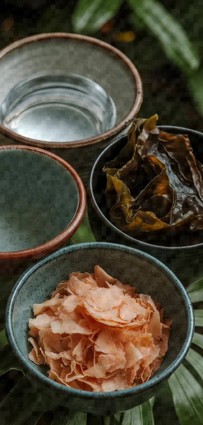 Ingredients photo for How To Make Dashi Jiru Recipe