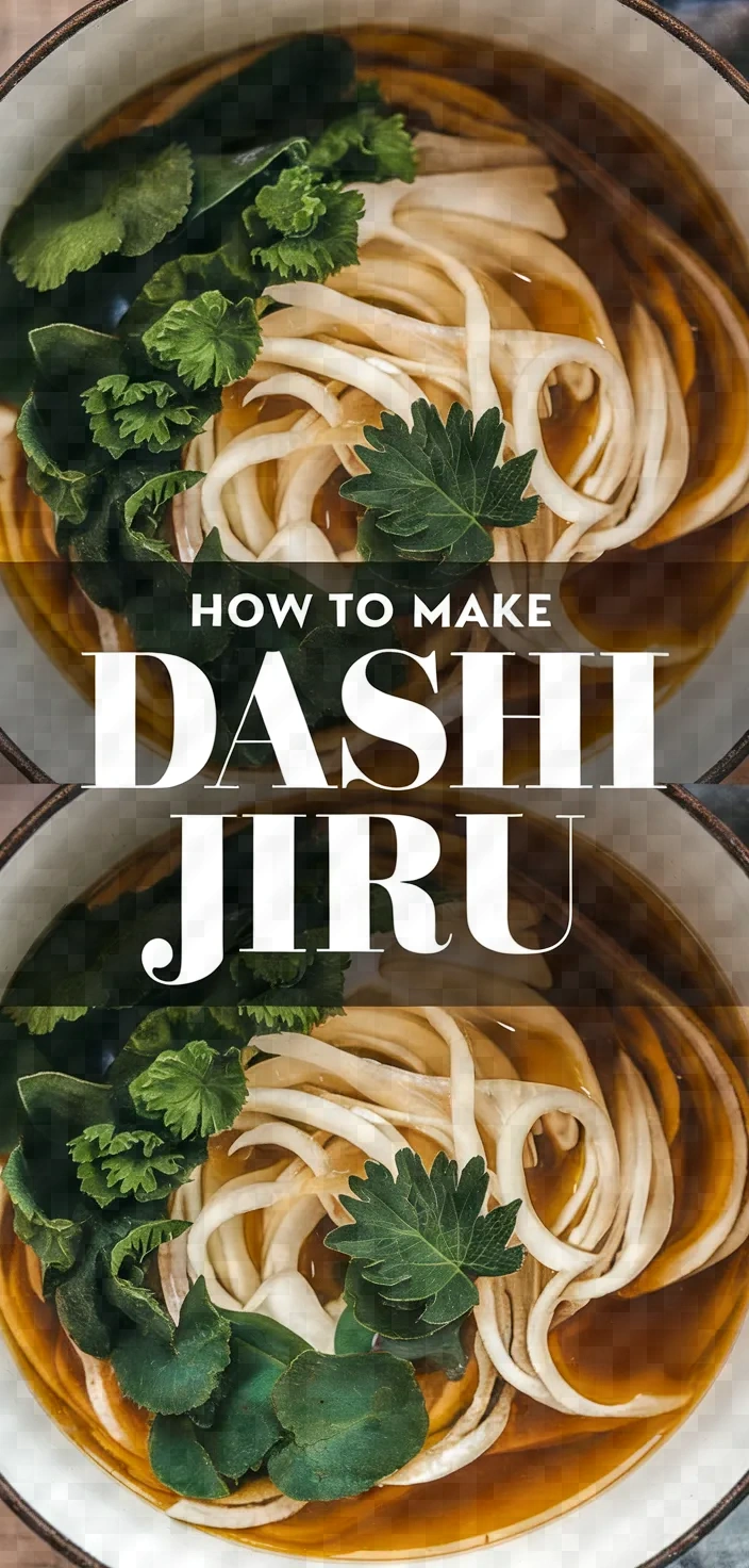 Photo of How To Make Dashi Jiru Recipe