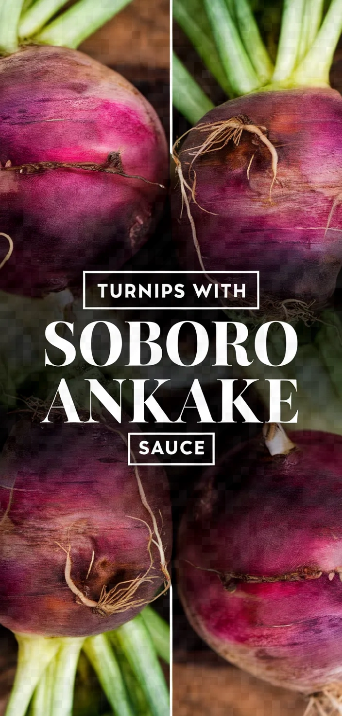 Japanese Turnips With Soboro Ankake Sauce Recipe