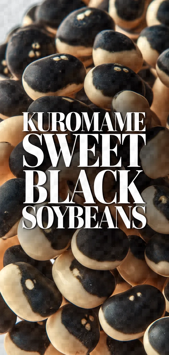 Kuromame Sweet Black Soybeans Recipe