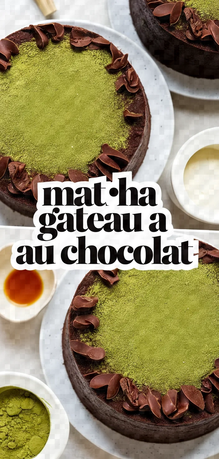 Photo of Matcha Gateau Au Chocolat Recipe