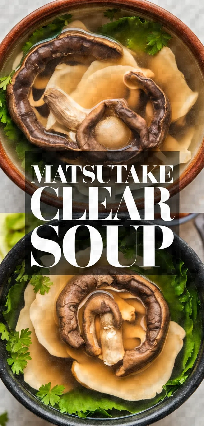 Photo of Matsutake Clear Soup Recipe