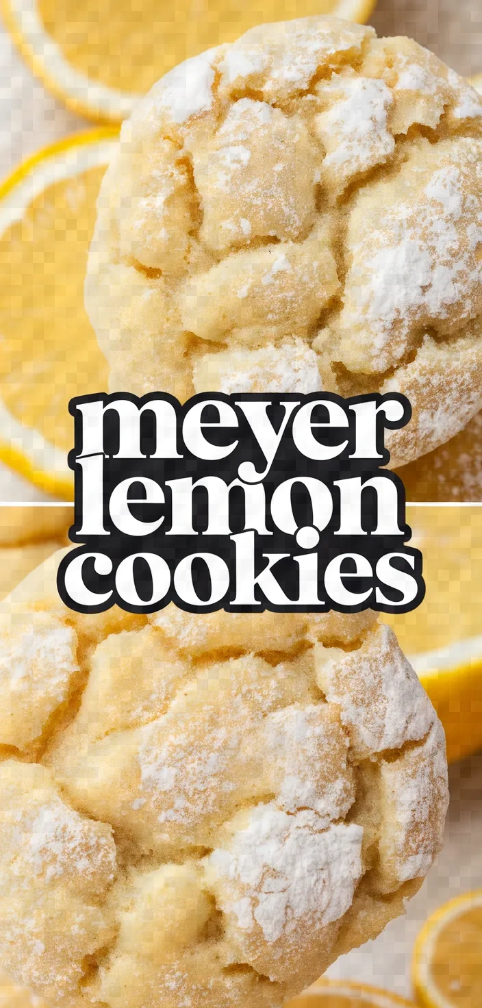 Meyer Lemon Cookies Recipe