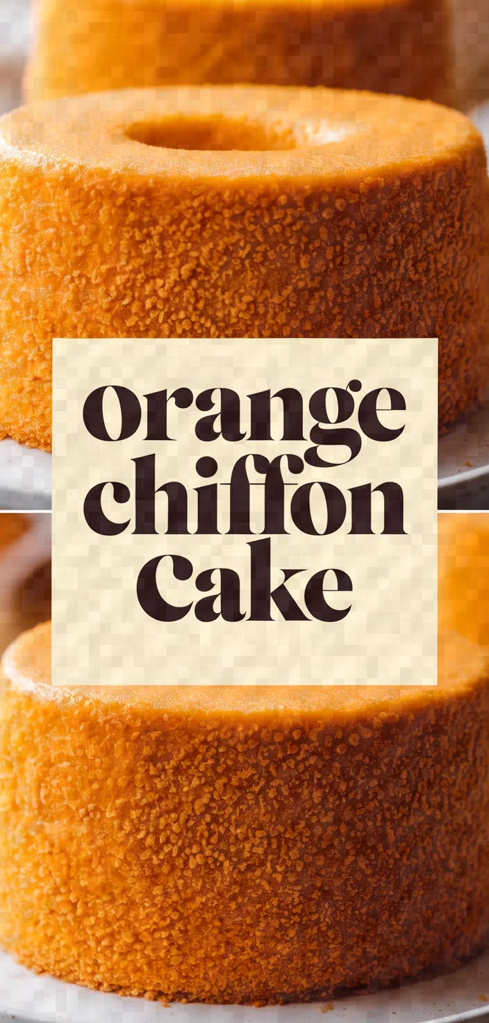 Orange Chiffon Cake Recipe