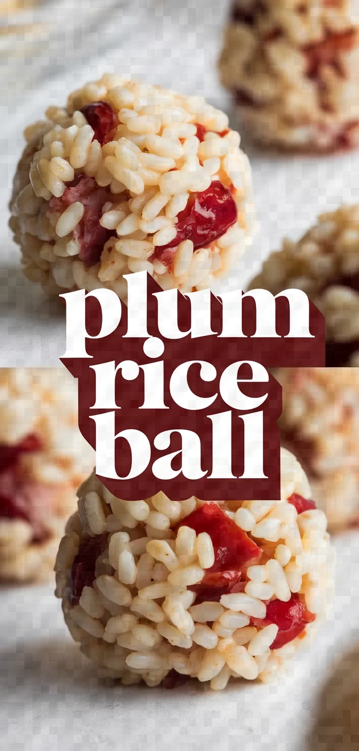 Plum Rice Ball Recipe