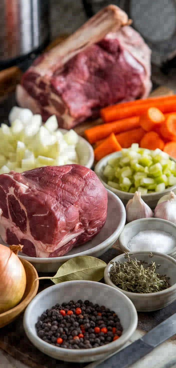 Ingredients photo for Pressure Cooker Oxtail Broth Recipe