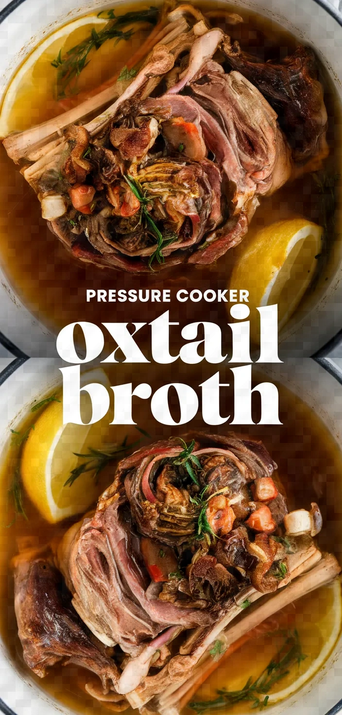 Pressure Cooker Oxtail Broth Recipe