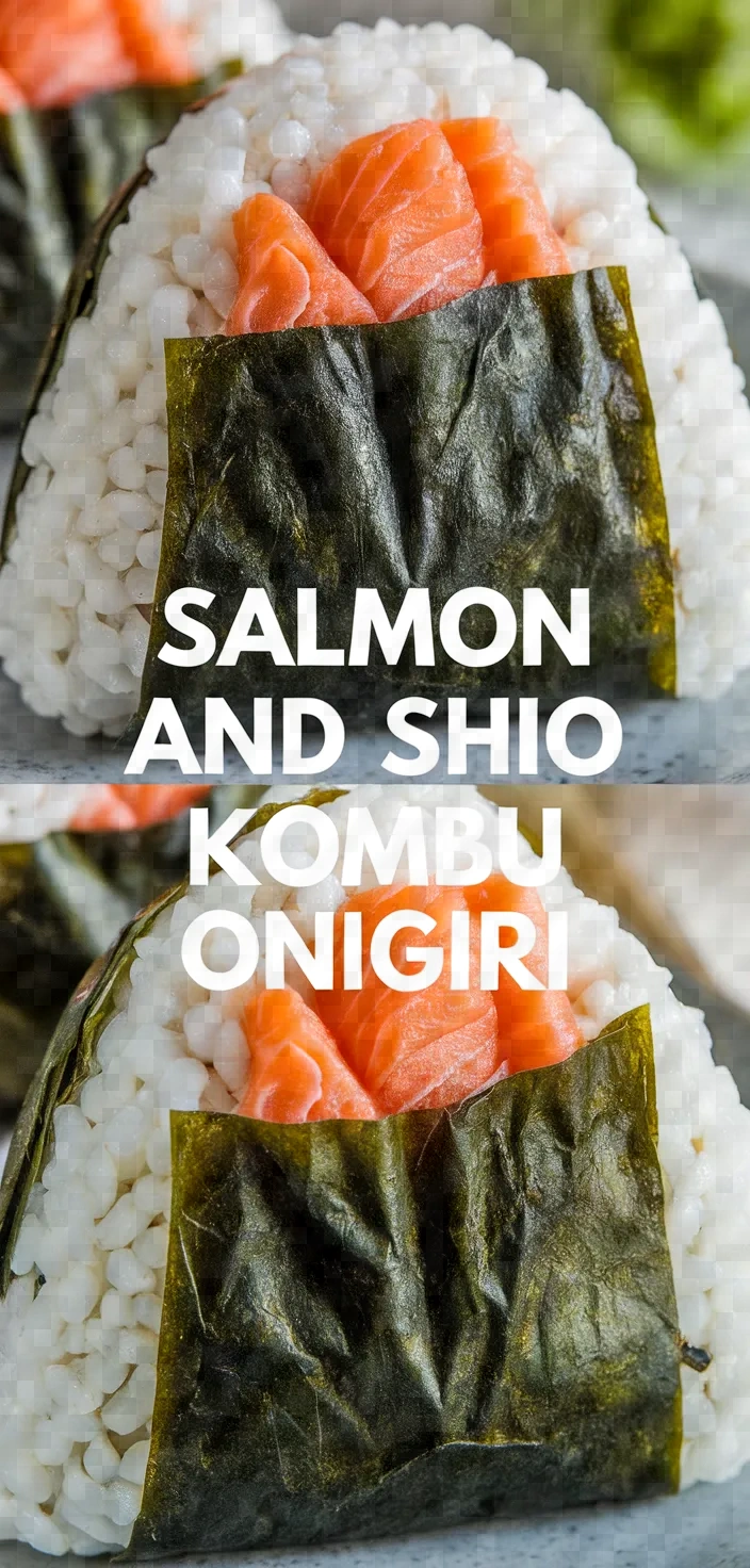 Photo of Salmon And Shio Kombu Onigiri Recipe