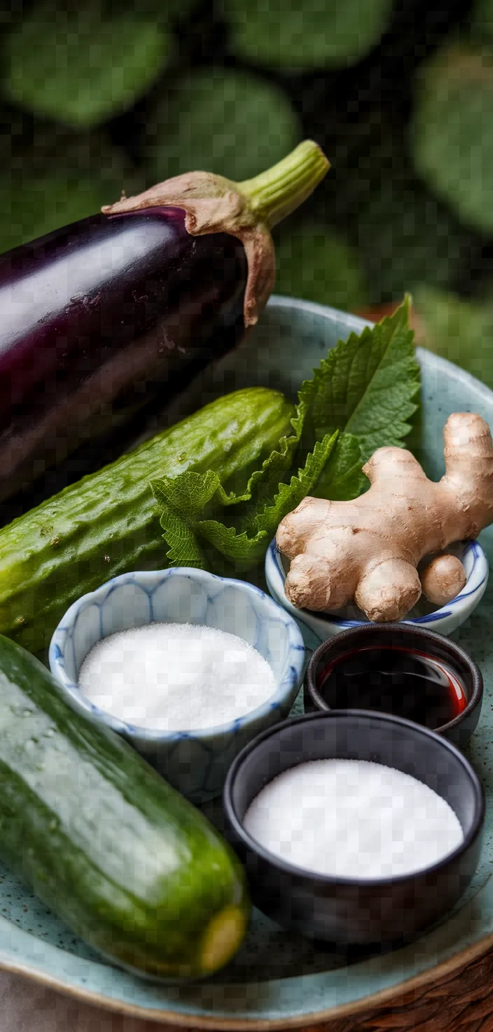 Ingredients photo for Shibazuke Pickles Recipe