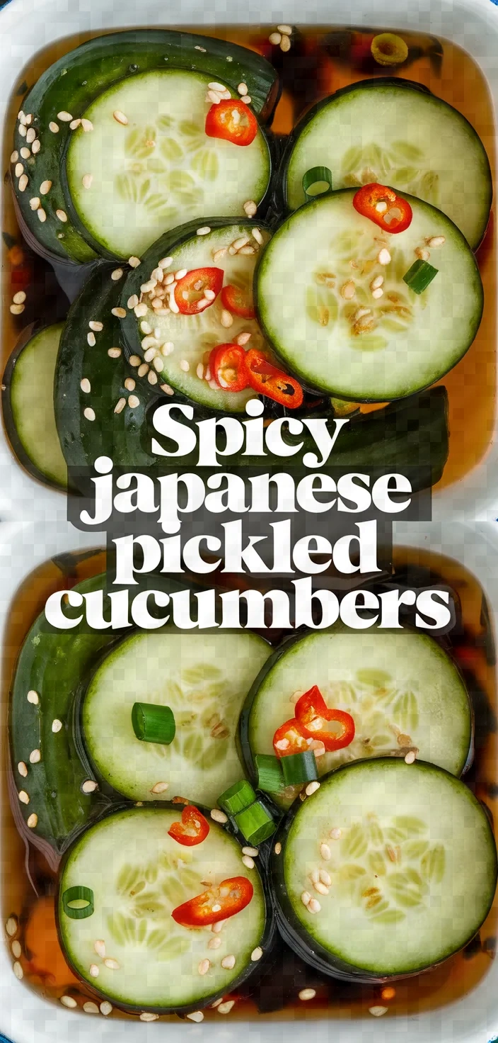 Photo of Spicy Japanese Pickled Cucumbers Recipe