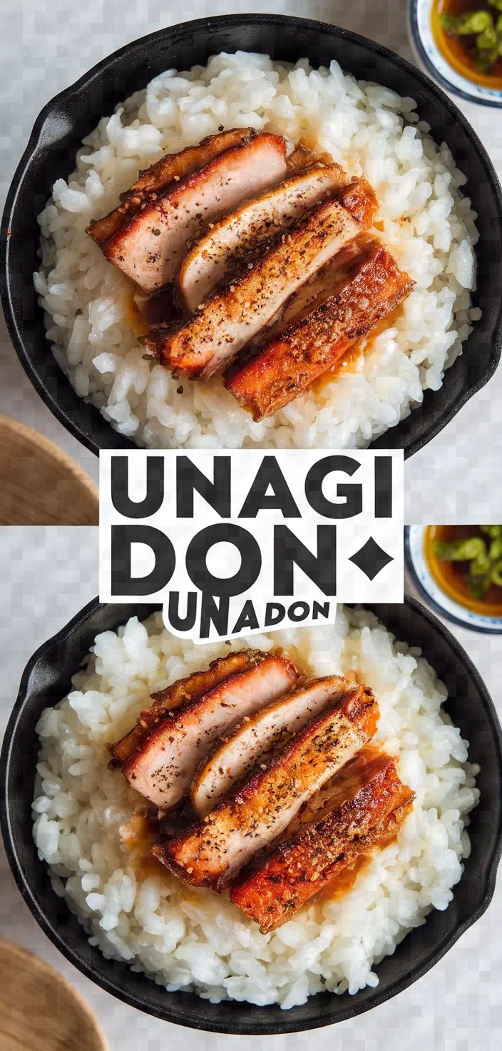 Unagi Don Unadon Recipe