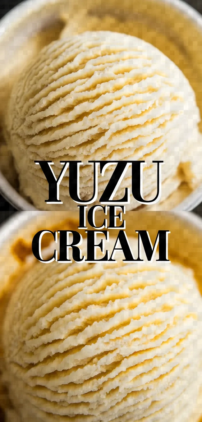 Yuzu Ice Cream Recipe