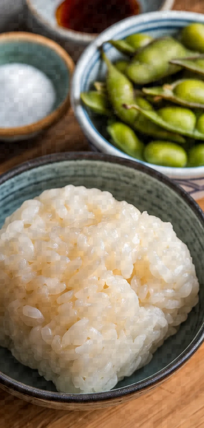 Ingredients photo for Zunda Mochi Recipe