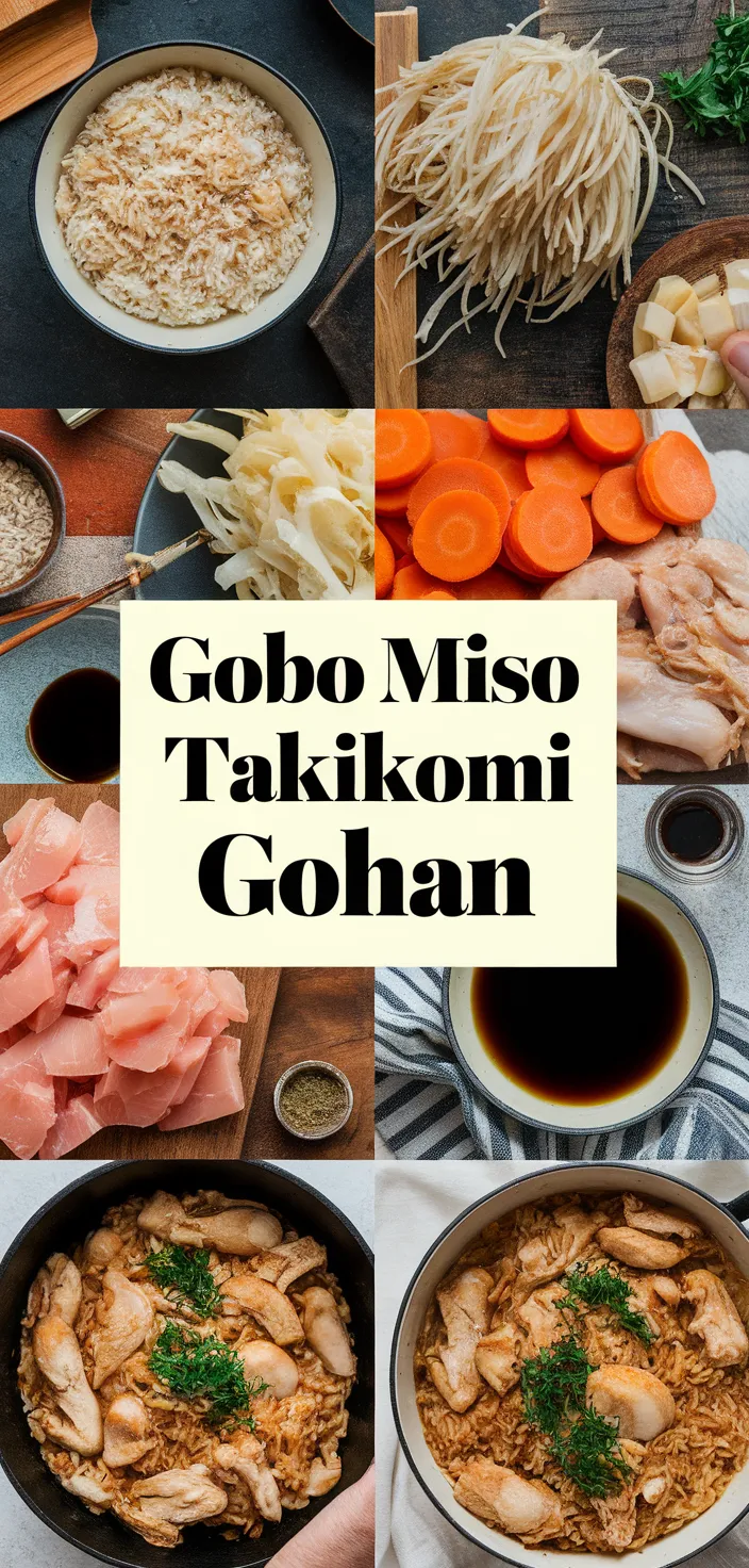 A photo of Gobo And Miso Takikomi Gohan Recipe