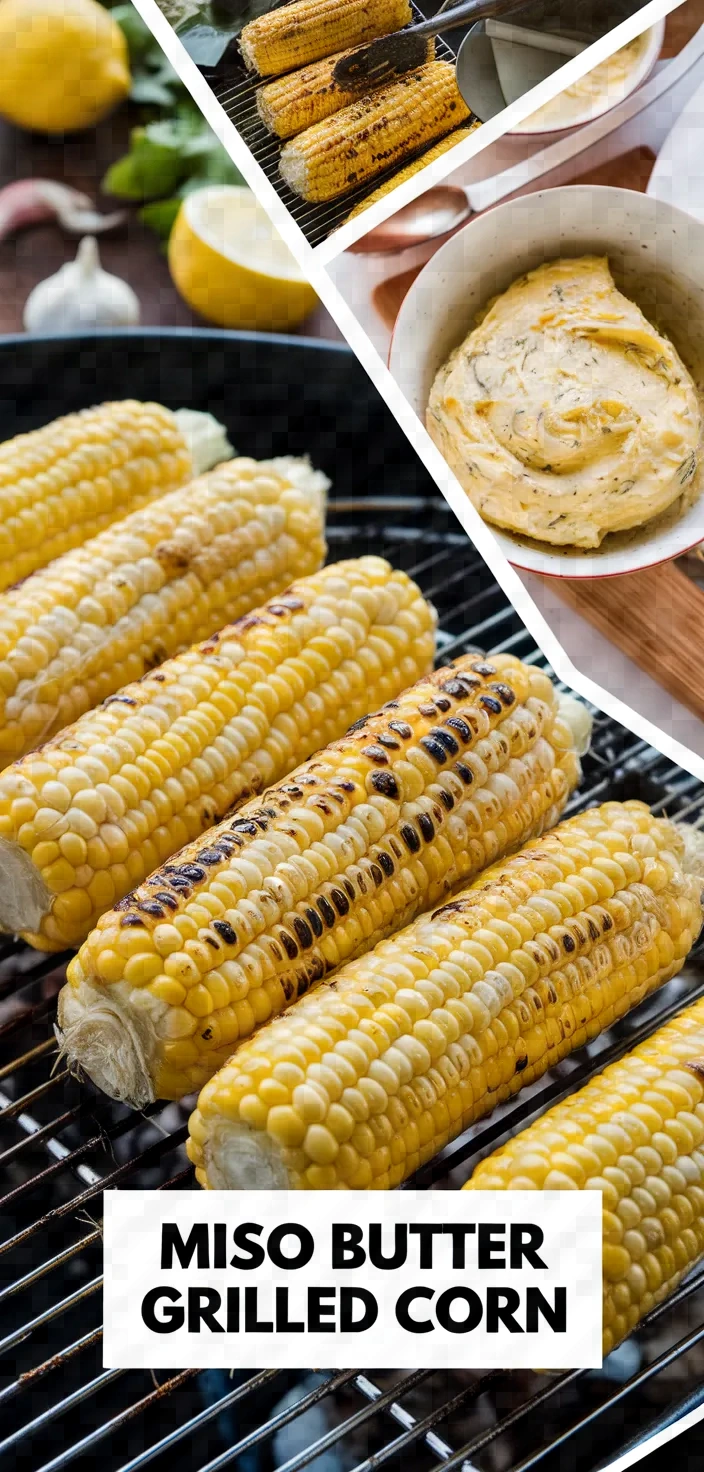 A photo of Grilled Corn With Miso Butter Recipe