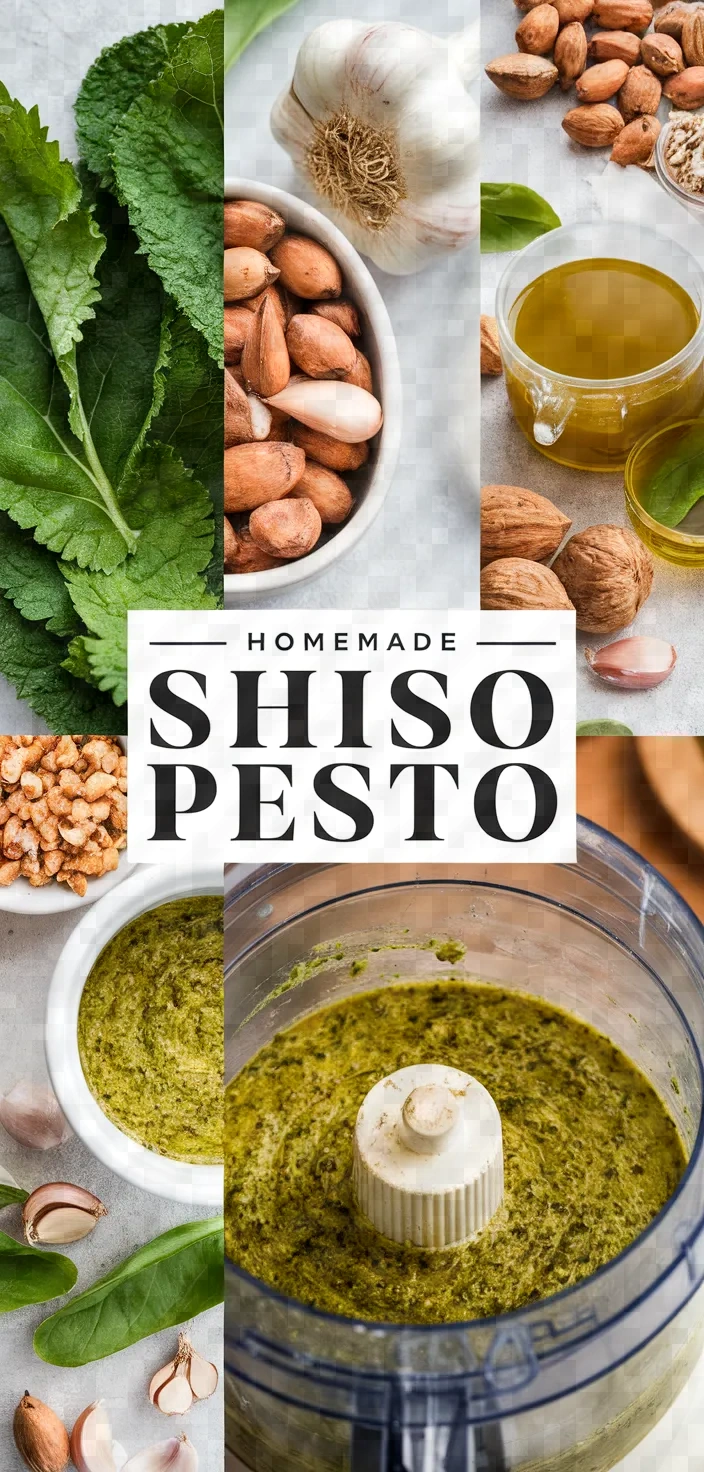 A photo of Homemade Shiso Pesto Recipe