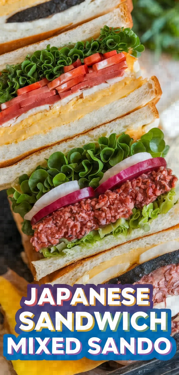 A photo of Japanese Sandwich Mixed Sando Recipe